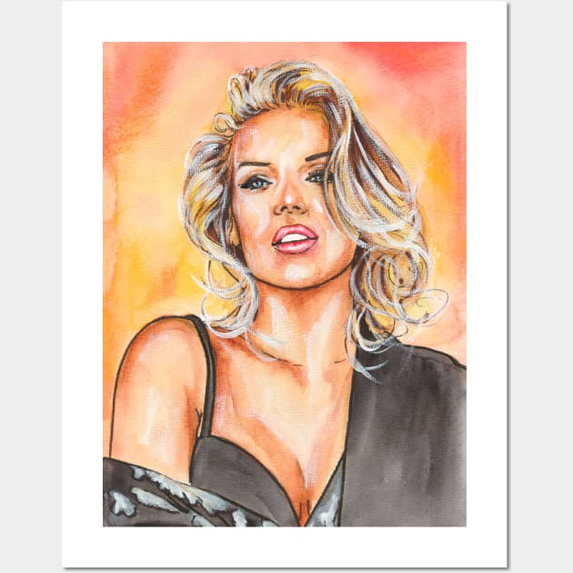 Kim Wilde Wall Art by Svetlana Pelin